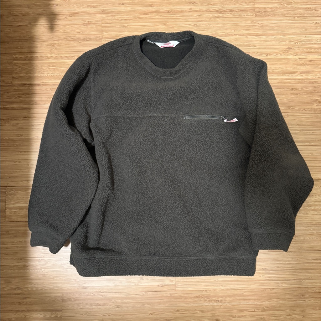 Mint Condition Battenwear Mens Fleece Sweater Forest Green Size M Deadstock